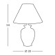 Kolarz Chiara 1 Light Table Light